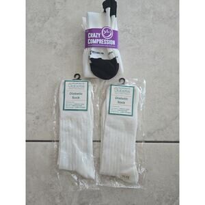 Good Neighbor Pharmacy Diabetic Sock 11/13 And Crazy Compression Socks women